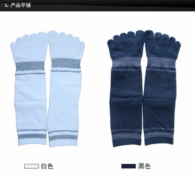 貞正 M1602Z-2五指襪子男純棉春夏中厚中筒襪 商務條紋全棉分趾襪 廠家 廠家直銷圖片_高清圖_細節圖
